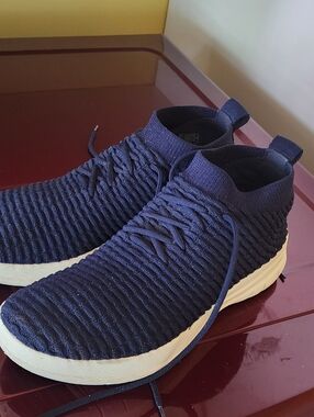 Fitflop Uberknit High Top Size 8 / Navy Blue/ GUC